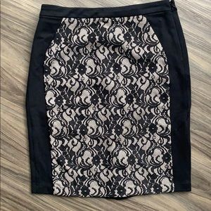 The limited lace pencil skirt